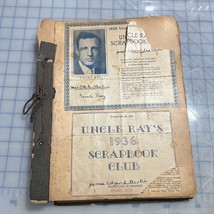 1930-35 UNCLE RAYS SCRAPBOOK CLUB MEMBERSHIP Articles Newspaper Clippings - $348.40 MXN