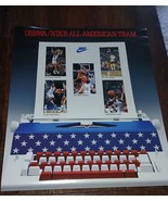 USBWA Nike All American Team Basketball Poster 1980s 24” X 20” Vintage NIke - $41.85