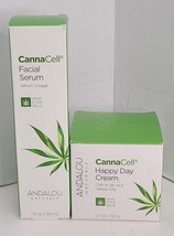 Andalou Naturals Cannacell Happy Day Cream Face Moisturizer Facial Serum... - £23.34 GBP