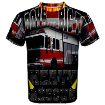 Streetwear fire fighter boys big toys full print sport t shirt  - £14.95 GBP