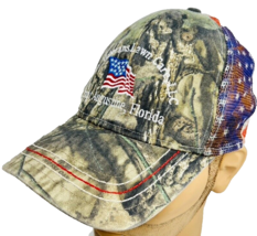 USA Veterans Lawn Care Basejball Hat American Flag Mesh Back St Augustin... - €19,31 EUR