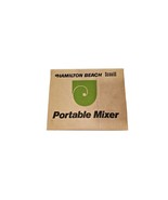 Vintage Scovill Hamilton Beach Mixette Portable Mixer Almond Model 97AL NIB - €21,04 EUR