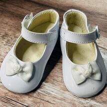 Vtg 80's Dyna Kids White Leather Size 1 Infant Baby Childs Shoes Soft So... - $24.87