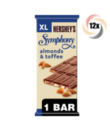 Full Box 12x Bars Hershey&#39;s Symphony Almonds &amp; Toffee Bar XL Size Candy ... - $69.34 CAD