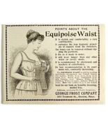Frost Equipoise Waist Corset 1894 Advertisement Victorian Clothing ADBN1bbb - €17,04 EUR