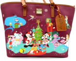 Disney Dooney &amp; and Bourke Christmas Classics Holiday Tote Bag Red Micke... - £152.05 GBP
