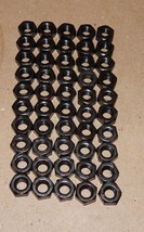 Hex Nuts 1/4&quot; x 28 TPI NF Black Oxide Coated Fine Thread 50 To 250 Each ... - $4.99+