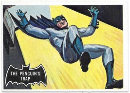 Batman Trading Card #16 The Penguin&#39;s Trap Comic Art Series 1966 Topps Hi Grade - £11.56 GBP
