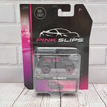 Jada Toys Pink Slips Jeep Wrangler Rubicon Black with Pink Wheels - €8,11 EUR