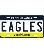 Eagles Pennsylvania Background Metal License Plate - £11.95 GBP