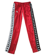 Kappa Womens Sports Pants Size XS  Red  100% Polyester  Elastic Waist Dr... - $40.64 CAD
