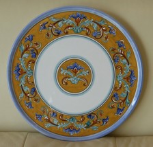 FRATELLI MARI DERUTA POTTERY MADE IN ITALY 13 1/4&quot; PLATTER TRAY OR CAKE ... - £139.39 GBP