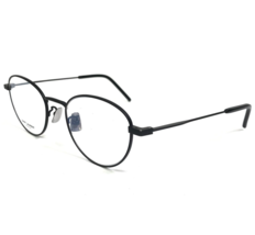 Saint Laurent Eyeglasses Frames SL324 T 001 Black Round Cat Eye Wire 49-19-140 - $186.63