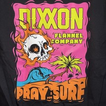 NEW Dixxon Flannel Co. T Shirt Mens S Pray for Surf Flame Double Sided B... - $15.35