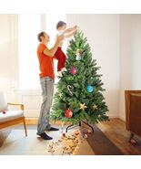 5FT Full Christmas Tree 756 PE/PVC Tips Easy Assembly Stand - €73,82 EUR