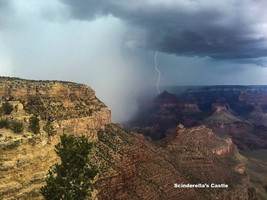 Lightning over the GRAND CANYON AZ Photo Picture Print 4X6&quot; 5X7&quot; 8X10&quot; 8.5X11&quot; - $9.08+