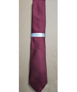 ALFANI Men&#39;s Tie Elloree Solid Burgundy 601 NWT MSRP $55.00 - $20.10 CAD