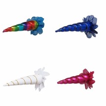 Unicorn Horn for your Horse Bridle or Halter 6&quot; Long in cool Colors fun ... - £9.02 GBP+