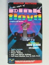 GUITAR METHOD IN THE STYLE OF PINK FLOYD VHS LEARN DAVID GILMOUR/SYD BAR... - $8.79