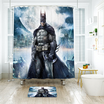 Batman 02 Shower Curtain Bath Mat Bathroom Waterproof Decorative - $22.99+