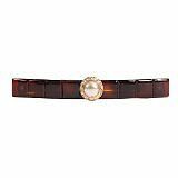 Caravan Hand Decorated Long Boxed W Large Pearl&amp;Swarovski Crystal Gold S - $15.90