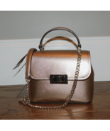 Kate Spade Cheri Top Handle Mini Satchel Crossbody Gold Metallic Handbag $349! - $122.75