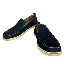 Tommy Bahama Mens Size 14M Boat Shoes Blue Green Leather Slip On Casual Sneakers - £27.37 GBP