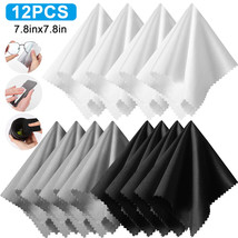 12Pcs Microfiber Cleaner Cleaning Cloth 8X8In For Tv Screens Lens Phone ... - $17.99