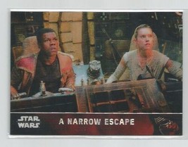 A Narrow Escape 2016 Topps Chrome Star Wars Tfa Refractor Card #38 - £2.40 GBP