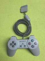 Sony PlayStation PS1 Wired Controller Gray SCPH-1080 Tested Working Original OEM - £11.00 GBP