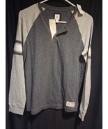 Gap Kids T Shirt Youth Boys XXL Cotton Varsity Sleeve Henley Pullover TE... - $12.00