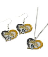 JACKSONVILLE JAGUARS NFL Swirl Heart Earrings and Pendant Set - Jewelry ... - $16.90