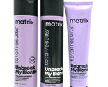 Matrix Total Result Unbreak My Blonde Shampoo/Conditioner 10.1 oz &amp; Leav... - $48.90