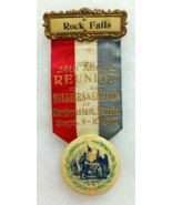 Civil War SOLDIERS AND SAILORS Northwestern Illinois Medal ROCK FALLS 19... - £151.62 GBP