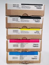 Set 5 Genuine Epson UltraChrome XD Ink Cartridges T6921 T6924 T6925 T693... - $403.75