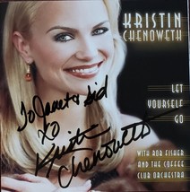 Kristin Chenoweth &quot;Let Yourself Go&quot;  Autographed CD - £8.77 GBP