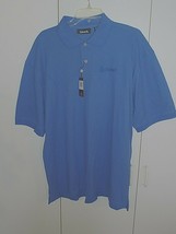ASHWORTH MEN&#39;S BLUE SS POLO SHIRT-XL-NWT-HAS NAME &quot;WEBSTER&quot; SEWN ON-100%... - £6.38 GBP