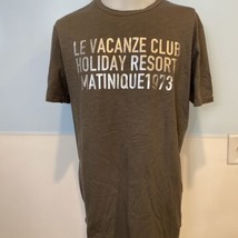 Matinique Taupe &#39;Le Vacanze Club Holiday Resort&#39; T-Shirt, Men&#39;s Size XXL - £7.45 GBP