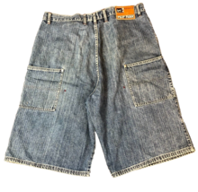 Vintage Phat Farm Shorts Men’s Size 36 Denim Cargo Jeans Made in Hong Kong Y2K - £17.20 GBP
