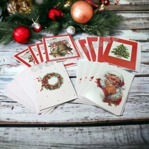 Vintage Lot 16 American Greetings Retro Christmas Cards &amp; Envelopes Varying Size - £11.83 GBP