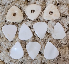 Handcrafted Guitar Picks Plectrum Set of 10 Assorted 3 Types / Styles Ca... - $26.00