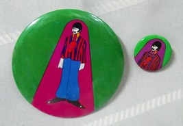 Beatles Ringo Starr Yellow Submarine Beatlemania  1980s Button Pins 3 1/2&quot;  - £3.99 GBP