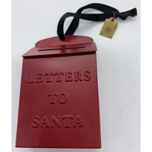 Hearth &amp; Hand with Magnolia &quot;Letters to Santa&quot; Red Mailbox Xmas Ornament Opens - £10.40 GBP