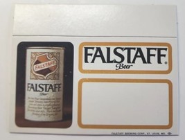 Vintage 1960&#39;s Falstaff Beer Store Display Cardboard Price Stacker Sign PB201B - £11.98 GBP