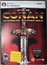 Age of Conan-Hyborian Adventures (Eidos, 2008, PC CD-ROM) - £5.42 GBP