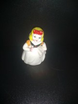 Little Bone China Blond Snow White &amp; Seven Dwarfs Figurine Vintage 2&quot; - £15.05 GBP