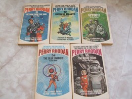 Vintage Lot Of 5 Perry Rhodan Science Fiction Books #51-55 1st Printing - £21.58 GBP