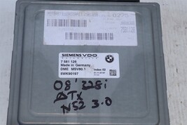 Bmw 328i 528i Engine Control Module Computer Ecu Ecm Pcm 7-581-126 image 3