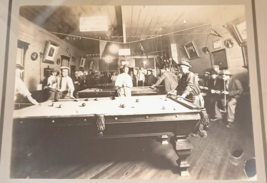 Idaho Billiards Pool Hall Brunswick Tables Antique 1910s Framed Photo MWA IOOF - £284.20 GBP