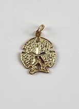 14k Sand Dollar Beach Charm for Bracelet of Necklace Excellent condition - £44.30 GBP